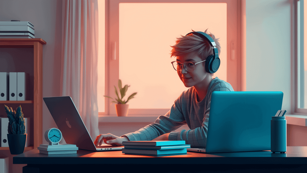 Pomodoro Technique study guide infographic showing 25-minute focus cycles with breaks for effective studying