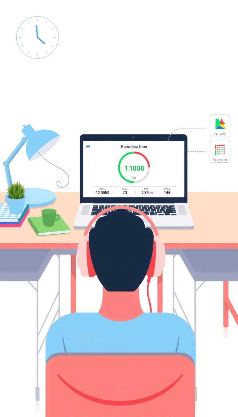 Pomodoro Timer Features Overview Key features and benefits of online Pomodoro timer for student productivity and focus