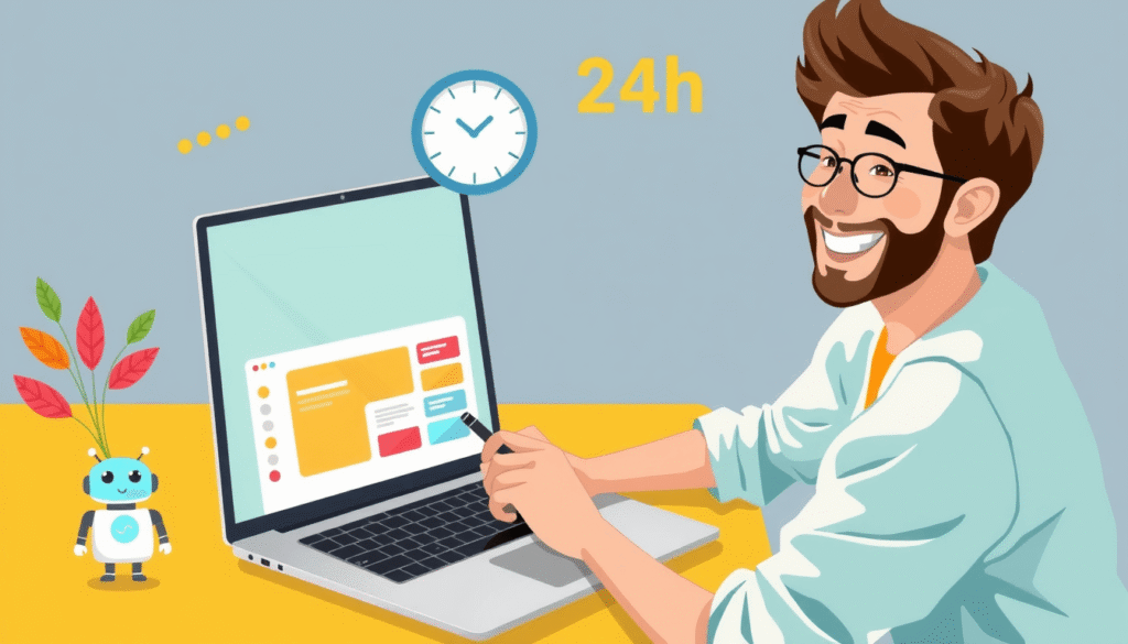Beginner building a website in 24 hours using ChatGPT