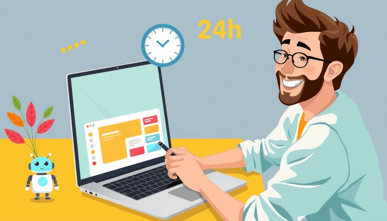 Beginner building a website in 24 hours using ChatGPT
